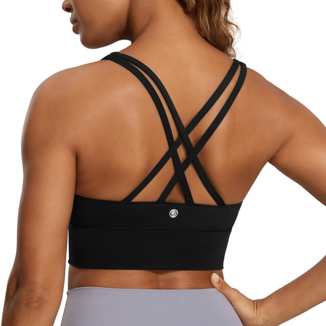 Top Deportivo CRZ YOGA Sensación Desnuda Negro Talla X-Large