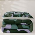 thumbnail image 5 of Manfei Retro Camouflage Twin Comforter Sets, Mid Century Camo Bedding Set, Gray Green, Gray Reversible, 2 Pieces, 1 Comforter and 1 Pillowcase, 5 of 7