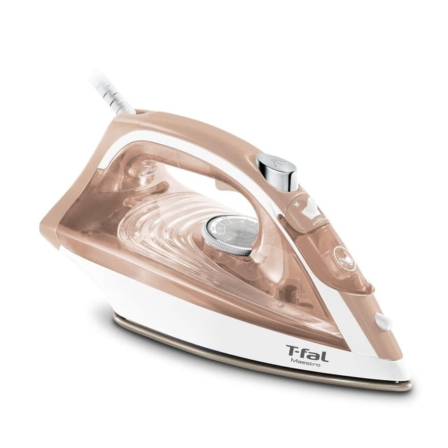 Plancha de Vapor T-Fal New Maestro Suela de Cerámica Easygliding Dorada