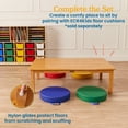 thumbnail image 4 of ECR4Kids 48in x 30in Rectangular Hardwood Table with 14in Legs, Childrens Furniture, Honey, 4 of 9