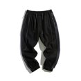 thumbnail image 1 of Men's Winter Sports Pants Contrast Color Stitching Plus Velvet Thick Pants Men, 1 of 2