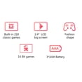 thumbnail image 5 of Handheld Games Console Video Game 2.4 Inch Screen Built in 216, 5 of 5