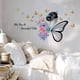thumbnail image 4 of Calcomanías de pared de chica mariposa, chica colorida, mariposa, flor, frase inspiradora, calcomanías de pared con frase motivacional, calcomanías positivas, 4 of 5