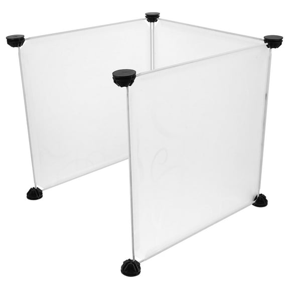 3pcs Cat Litter Box Sides Pee Shield Splash Privacy Enclosure Splash Guards and 8 Buckle for Large Cats Easy Clean Litter Box Guard