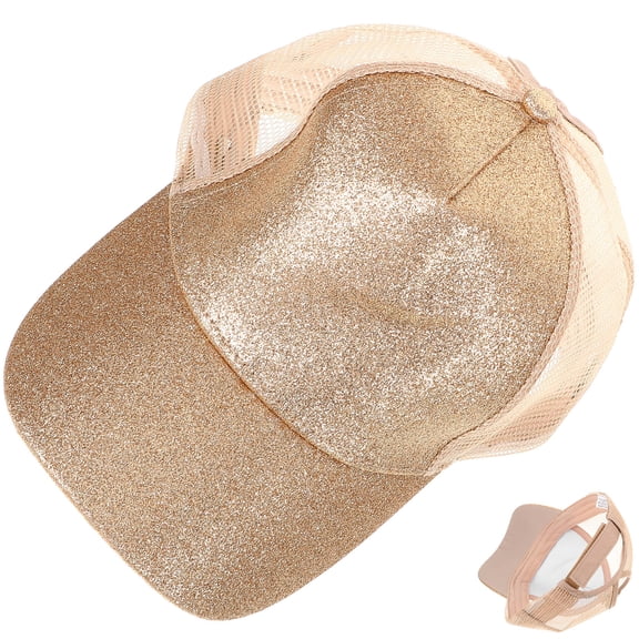Homoyoyo Women's Fashion Baseball Cap, Lightweight Sun Hat for , Stylish Golden Headwear