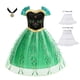 thumbnail image 5 of Vestido de Anna verde de Disney para niñas, disfraz de princesa de Halloween, ropa de fiesta de Frozen, vestido de Anna de Halloween para niñas, vestido de fiesta, 5 of 5