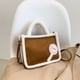 thumbnail image 3 of Bolsa De Mujer Bolsa de hombro de lana de cordero de felpa para mujer de otoño invierno para fiesta (marrón) Likrtyny Para Estrenar, 3 of 9