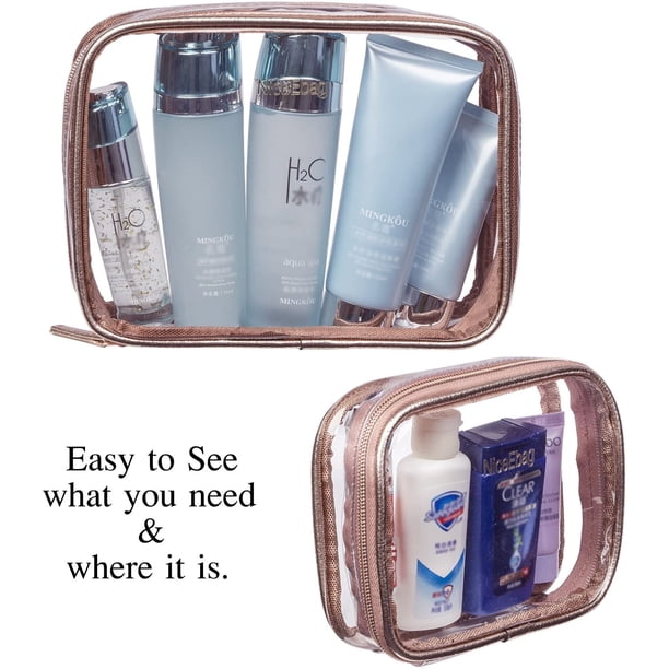 Bolsa De Maquillaje Personalizada Con Inicial A-Z, Pequeña