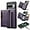 Purple, variant on for Google Pixel 8 Pro Phone Protective Case, Magnetic Detachable Card Holder, Wireless Charging Back Cover, Soft Lining Outer Shell Compatible with Magsafe, Coin Purse with Stand