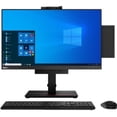 thumbnail image 3 of Lenovo ThinkCentre M75q Gen 2 11JN0074US Desktop Computer - AMD Ryzen 5 PRO 5650GE Hexa-core (6 Core) 3.40 GHz - 8 GB RAM DDR4 SDRAM - 128 GB M.2 PCI Express NVMe SSD - Tiny - Black - AMD PRO 500 C..., 3 of 11