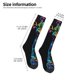 thumbnail image 2 of Balery Neon Psychedelic Giraffe Calcetines novedosos Calcetines deportivos Calcetines hasta la rodilla Calcetines de algodón Calcetines originales y geniales, 2 of 6