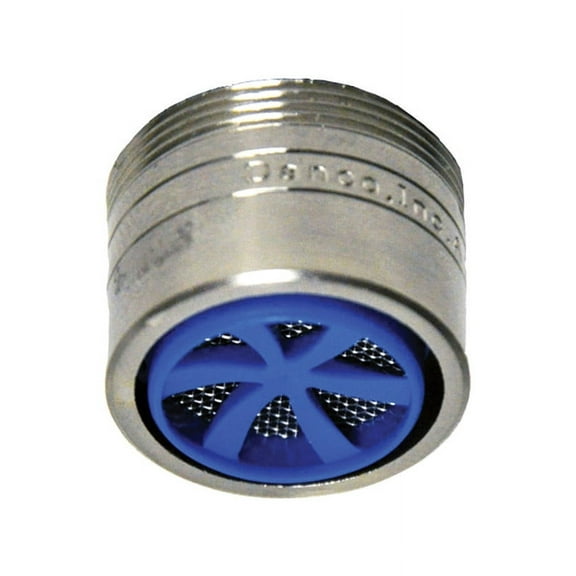 Danco 10484 Water Saving Aerator, 15/16-27 Male, Brass, Brushed Nickel