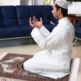 thumbnail image 2 of Islam Prayer Mat With Tassels Portable Muslim Praying Mat For Travel Soft Elegant Turkish Prayer Rug 70x108cm, 2 of 5