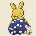 thumbnail image 3 of CafePress - Japanese Style Rabbit With Purse T Shirt - Men's Classic Graphic T-Shirt, 3 of 4