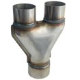 thumbnail image 1 of Tubo de escape en Y Sutekus, adaptador doble de acero inoxidable de 25 cm, 1 of 6