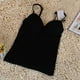 thumbnail image 4 of Camisetas Sin Acolchadas para Mujer BLESIY Correas Ajustables Cami Transpirable L, 4 of 8