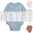 thumbnail image 4 of Unisex Baby Bodysuit Long Sleeve Newborn Infant Outfit Newborn Girls Summer Comfortable And Breathable Bodysuits With Cute Prints 6-12 Months, 4 of 8