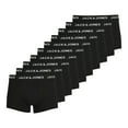 thumbnail image 1 of Jack & Jones Calzoncillos para Hombre, Paquete de 10 - JACSOLID, Calzoncillos, Algodón Elástico, Logotipo unicolor Negro S (Small), 1 of 5