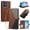 Brown, variant on for Motorola Moto G 2026 Wallet Case Crossbody Strap, 3 Card Holders Kickstand Shockproof TPU Shell PU Leather Magnetic Closure Protective Flip Folio Cover Women Men Wrist Strap, Lightpurple