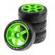 thumbnail image 5 of 4 ruedas de goma de repuesto para coches de control remoto a escala 1/8, buggy y camión. Verde, 5 of 9