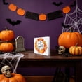 thumbnail image 6 of SLYNSHome Fall Harvest Wooden Box Sign,Pumpkin Maple Leaf Bat Printed Tabletop Block Ornament For Mantel Shelf Coffee Table Indoor Thanksgiving Halloween Seasonal Decor, 6 of 6