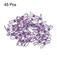 thumbnail image 3 of Uxcell 1" Small Metal Wire Clips Multi-Purpose Bag Clamps, Purple 45 Count, 3 of 5