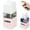 A, variant on 4 in 1 Travel Dispenser, 4 Pack Travel Bottles for Toiletries, Leak Proof Travel Size Containers, Portable Containers for Shampoo Lotion Conditioner Cream (60 ML, Square, Pink)