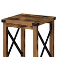 thumbnail image 3 of Durango Table d'Appoint avec Station de Charge en Bois de Grange Muscade et Métal Noir, 3 of 7