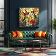 thumbnail image 4 of Puzzle Blueforest Vintage con forma de flor de colibrí, 500 piezas, 4 of 7