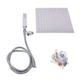 thumbnail image 4 of NPT Shower Combo Set Wall Mounted Shower System with Mixing Valve Bathroom Copper Shower Kit, 4 of 12