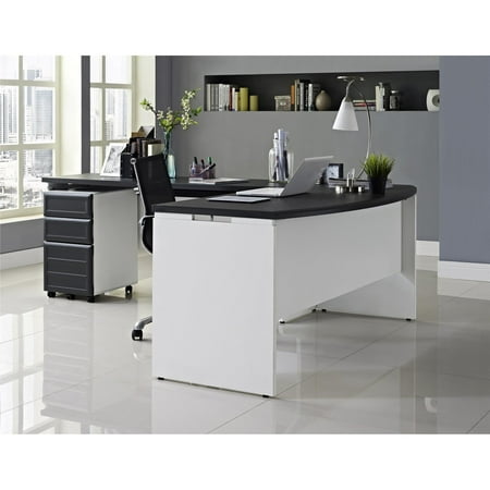 Ameriwood Home Pursuit Office Set With Mobile File Cabinet Bundle Office Set With Mobile File Cabinet