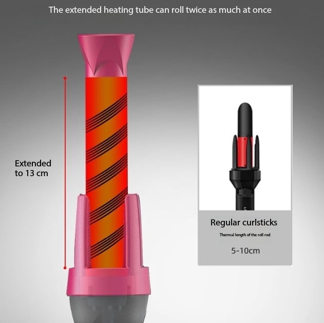Ceramic-Coated 3-in-1 Auto Curling Wand with Interchangeable Barrels
