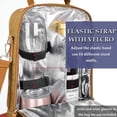 thumbnail image 3 of Tirrinia Insulated 2 Bottle Wine Carrier Tote Cooler Bag for Travel Picnic Padded Champagne Glass, Unique Mothers Day Gifts, 3 of 8
