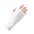 thumbnail image 3 of Baberdicy Gloves Glove Outdoor Wrist Gloves Length Gloves Women Sun Fingerless Driving Block Gloves/Mittens Gloves for Cold Weather White, 3 of 3