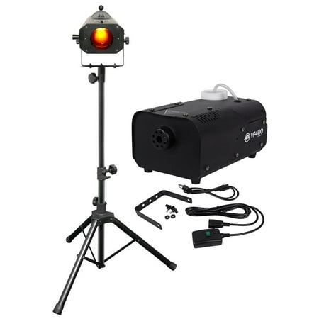 Chauvet Stand - Chauvet DJ LED Followspot 75ST DMX/Manual 7 Color Light w/ Stand + Fog Machine