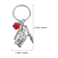 thumbnail image 2 of Houderco 6Ud Llaveros De Agradecimiento Para Profesores En Para Regalos Y Reconocimientos, 2 of 6
