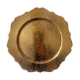 thumbnail image 1 of Bajo Plato Mainstays Redondo Plástico de 33 cm Dorado, 1 of 4