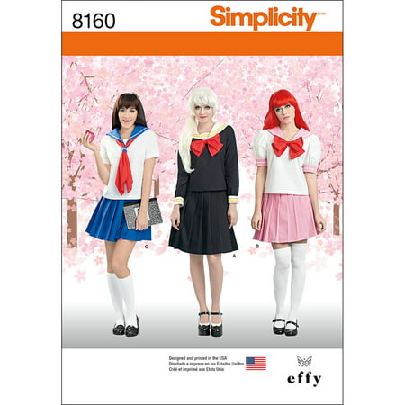 Simplicity Misses' Size 14-22 Effy Sews Cosplay Costumes Pattern, 1