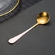 thumbnail image 2 of Cuchara De Acero Inoxidable Vajilla Cuchara Pequeña Redonda Cuchara Para Remover Café Cuchara Pequeña Redonda De Titanio Dorado Cuchara Pequeña, 2 of 2