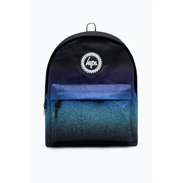 Mochila Unisex Hype Speckle Fade Badge Negra - Compartimento Para Laptop, Malla Para Botella, Correas Acolchadas