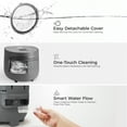 thumbnail image 3 of CUCKOO Micom Rice Cooker 6-Cup Uncooked / 12-Cup Cooked with Nonstick Inner Pot, Versatile Rice Maker with 9 Menu Options, Fuzzy Logic Technology, Auto Clean, Quick Rice Mode, Gray (CR-0675FG), 3 of 7