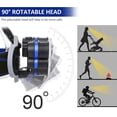 thumbnail image 6 of Rechargeable Headlamp, 8 LED 18000 Lumen Super Bright Waterproof Headlight with Red Lights, 8 Light Modes Head Lamp for Emergency Light Outdoors Fishing Hiking Camping Running, 6 of 14