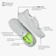 thumbnail image 5 of Zapato de recuperación OOFOS OOmy Stride blanco y negro para hombre talla 8, 5 of 8