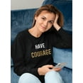 thumbnail image 2 of Bold Inspiration Ii Sweatshirt Women -Anna Hambly Designs, Female 5X-Large, 2 of 4