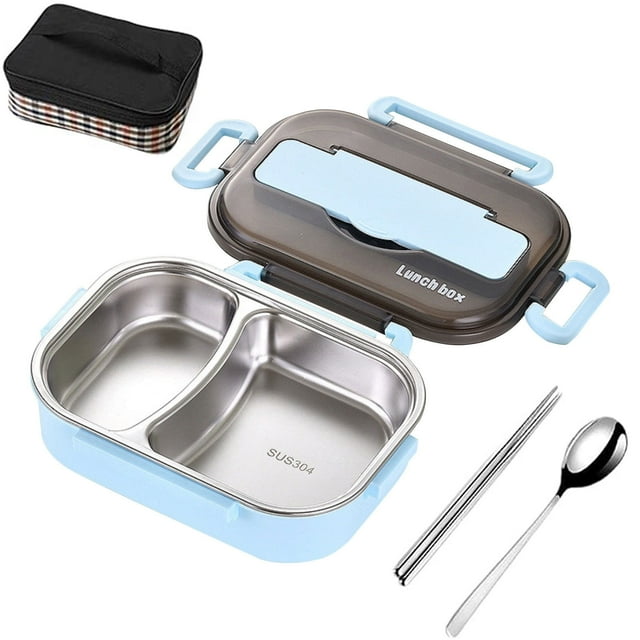 Dvkptbk bento box Thermal Insulation Bento Box Tableware Set Portable Lunch Box Student Lunch Box
