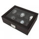 thumbnail image 3 of Caja Para Relojes, Organizador Relojes Caja Caja De Presentación Del Reloj, Caja De Organizador Joyería, Estuche De Relojes Caja De For Viaje, Negro Entendido Y Elegante Ecomeon no, 3 of 5