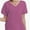 Purple, variant on Womens T Shirts Short Sleeve V Neck Casual Summer Tops Tshirts with Pocket