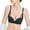 Black, variant on Women's Sports Bras Push Up Seamless No Steel Ring Finger Cup Lightweight White B