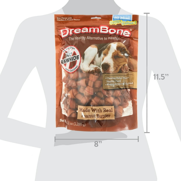 Dreambone peanut clearance butter dog treats