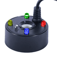 thumbnail image 2 of USB 4 LED Ultrasonic Mist Maker with Splash Guard, Indoor Fountain Water Feature Portable Reptile Fogger Air Humidifier,1 * USB Ultrasonic Mist Maker 1 * Splash Guard,Black & White, 2 of 6